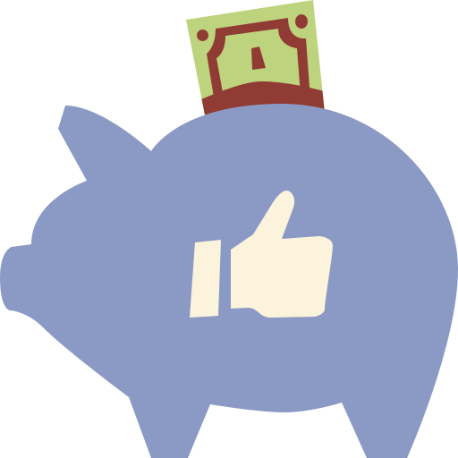 Revenue Cartoon Flat icon