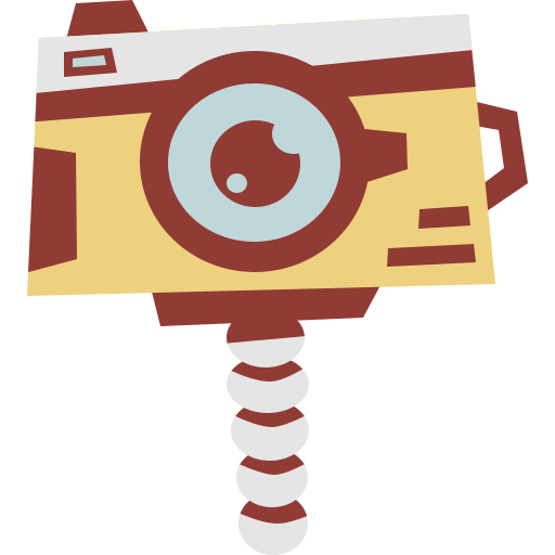 camera Cartoon Flat icoon