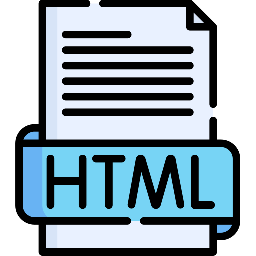 Html language Special Lineal color icon