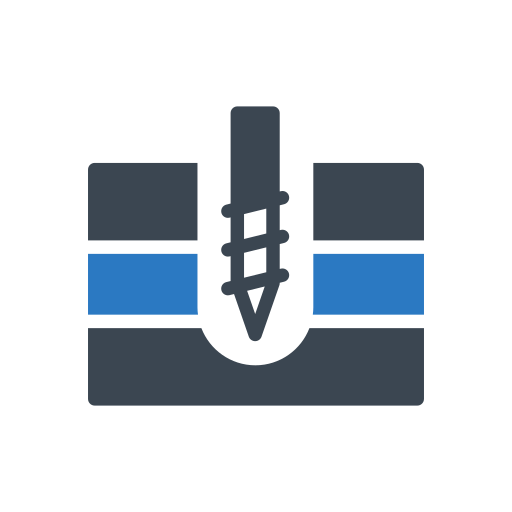 la plataforma de perforación Generic Blue icono