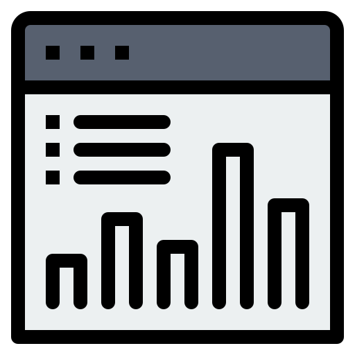 balkendiagramm Flatart Icons Lineal Color icon