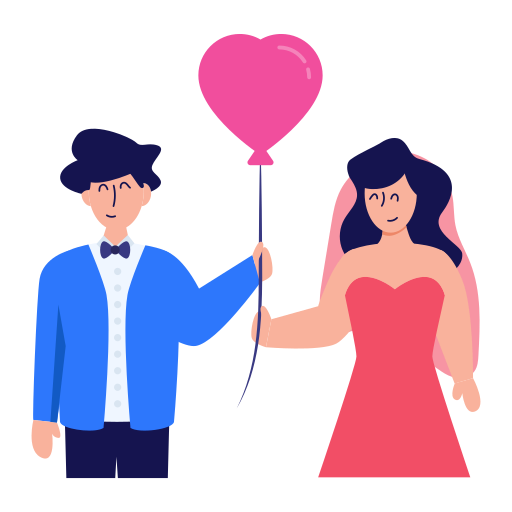 Wedding couple Generic Flat icon