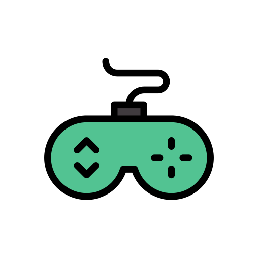 Gamer Vector Stall Lineal Color icon