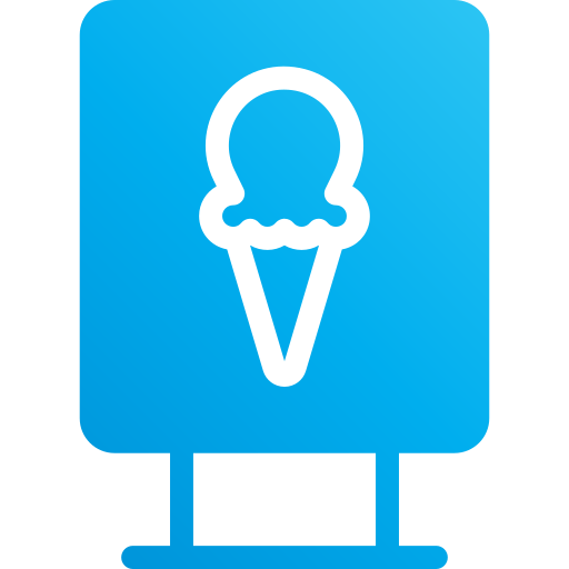 Магазин мороженого Generic Flat Gradient иконка