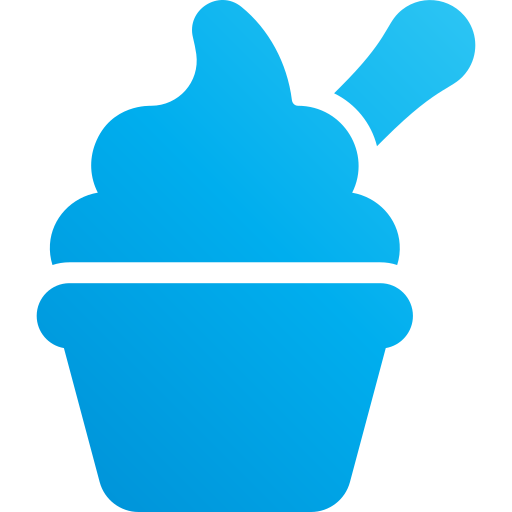 Ice cream cup Generic Flat Gradient icon