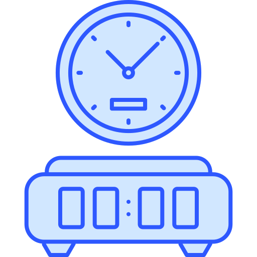 Цифровой будильник Generic Blue иконка