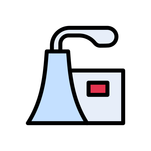 Power plant Vector Stall Lineal Color icon