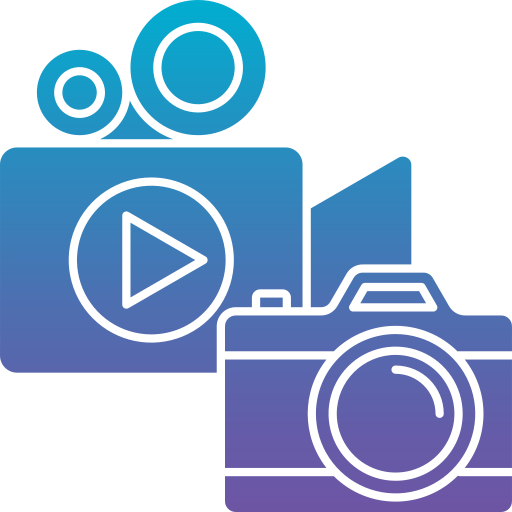 videocamera Generic Flat Gradient icona