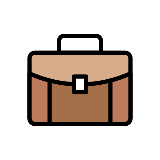 Suitcase Vector Stall Lineal Color icon