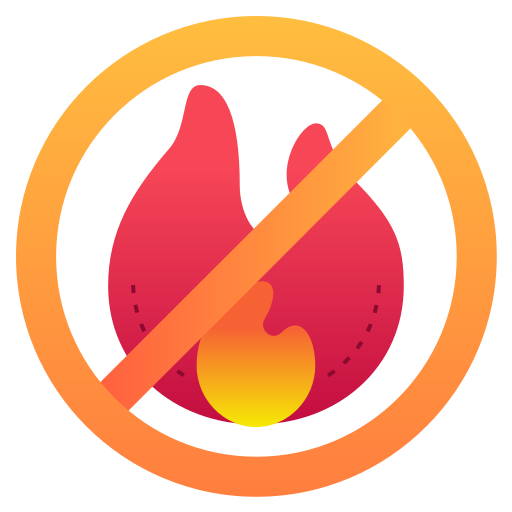 No fire Generic Flat Gradient icon