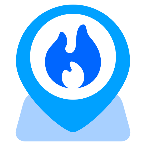 Location mark Generic Blue icon