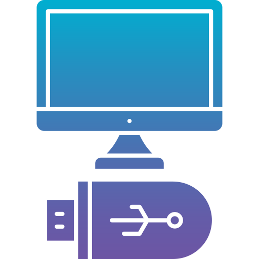ordenador Generic Flat Gradient icono