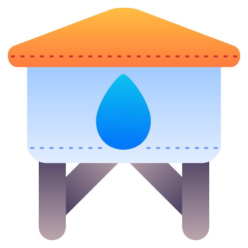 Water tower Generic Flat Gradient icon