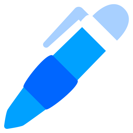 stylo Generic Blue Icône