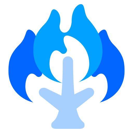 fuego fatuo Generic Blue icono