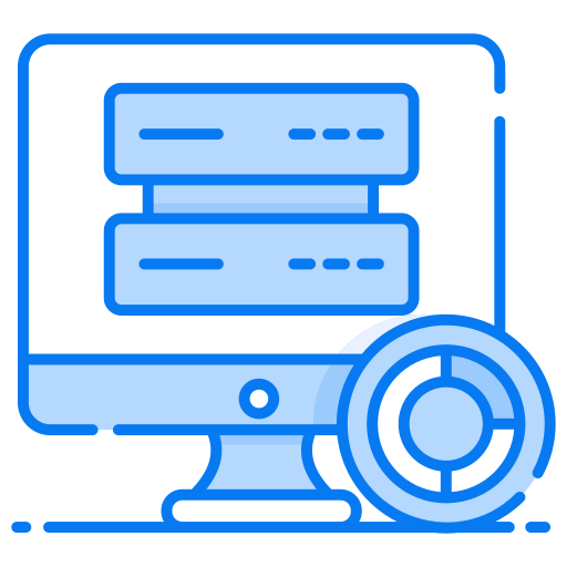 데이터 베이스 Generic Blue icon