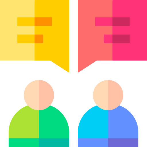 diskussion Basic Straight Flat icon