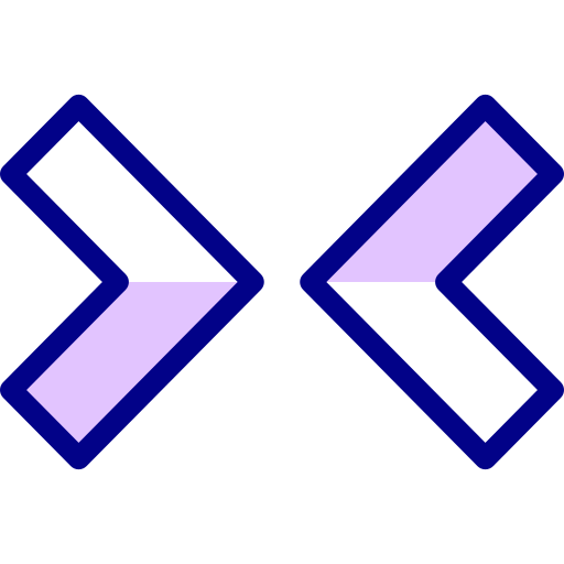 셰브론 Detailed Mixed Lineal color icon