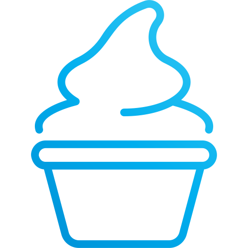 아이스크림 컵 Generic Gradient icon