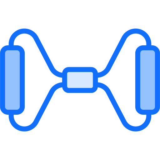 Exercise bands Generic Blue icon