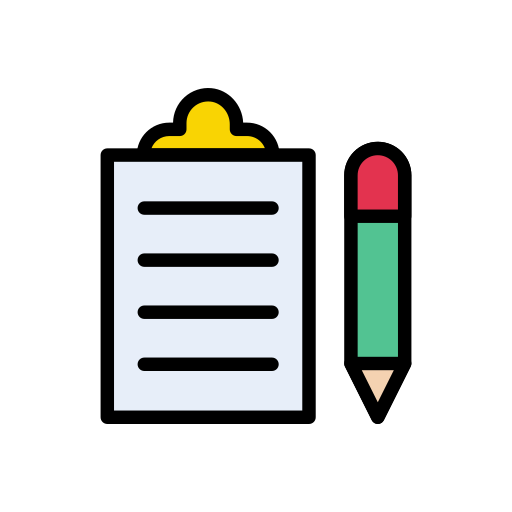 Clipboard Vector Stall Lineal Color icon