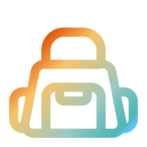 Baby bag Super Basic Rounded Gradient icon