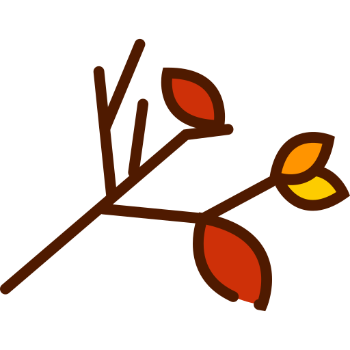 foglie di ramo Generic Outline Color icona