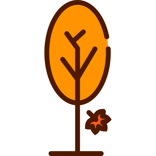 Autumn tree Generic Outline Color icon