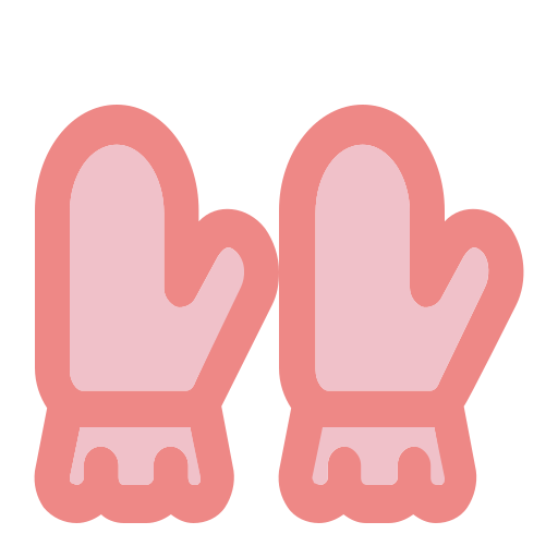 rękawiczki dla niemowląt Generic Outline Color ikona