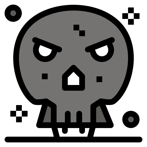 cráneo Generic Outline Color icono
