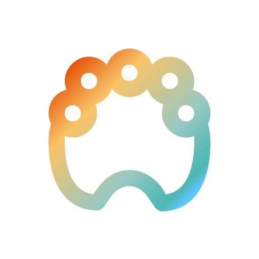 Teether Super Basic Rounded Gradient icon