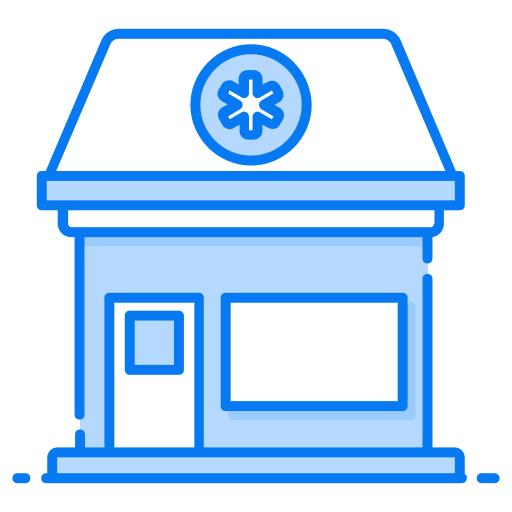 診療所 Generic Blue icon