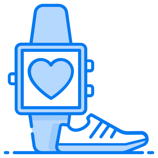 fitnesstracker Generic Blue icoon