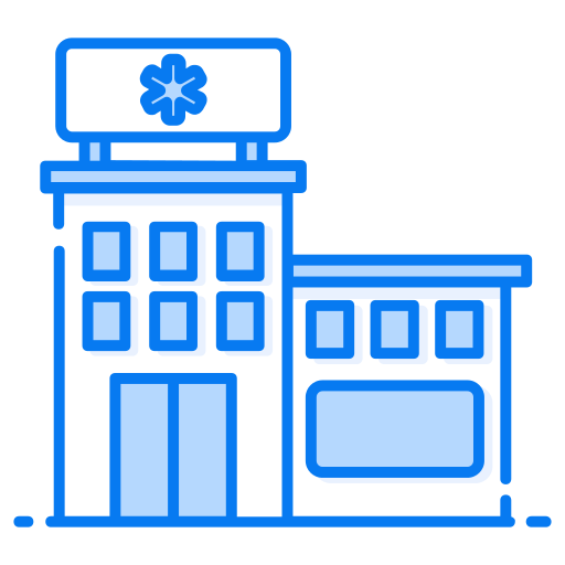 hôpital Generic Blue Icône