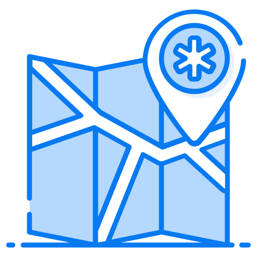 posizione della mappa Generic Blue icona