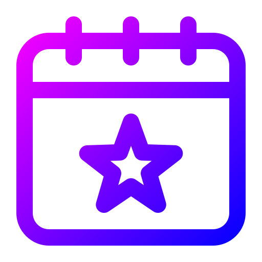 달력 Generic Gradient icon