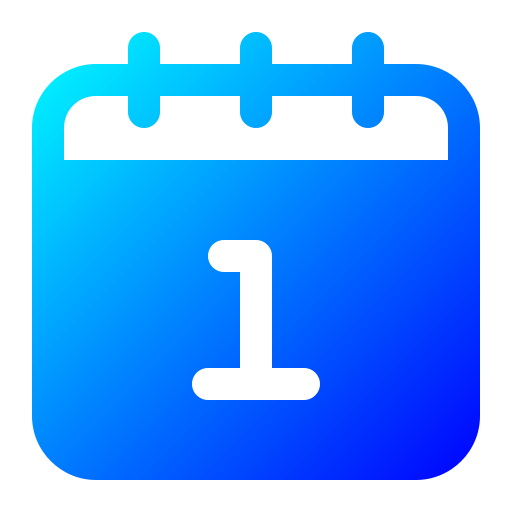 kalender Generic Flat Gradient icon