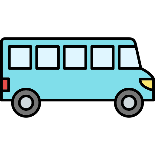 Автобус Generic Thin Outline Color иконка