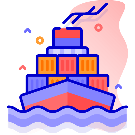 barco de carga Special Ungravity Lineal color icono
