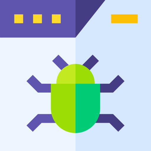 virus Basic Straight Flat icon
