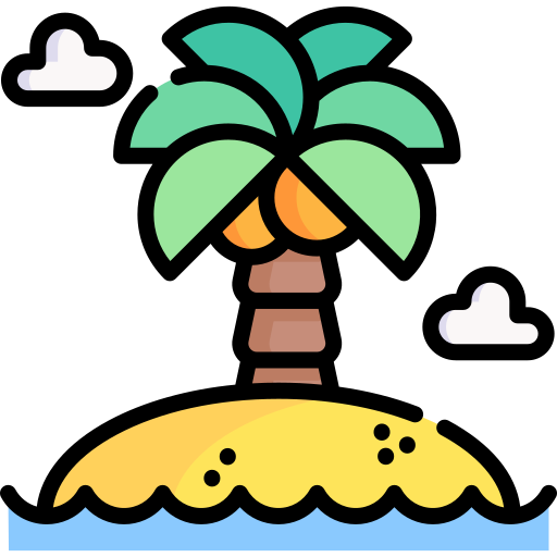 Остров Special Lineal color иконка