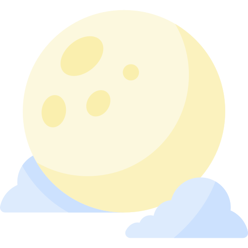 Full moon Special Flat icon