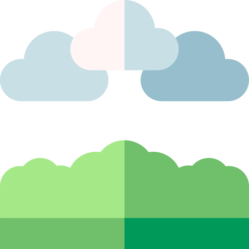 Clouds Basic Straight Flat icon