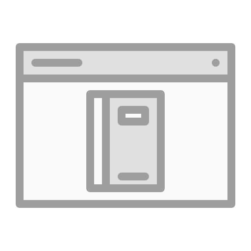 브라우저 Generic Grey icon