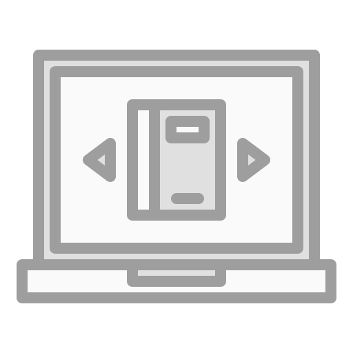 Online library Generic Grey icon