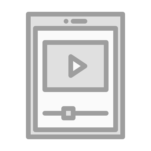 video Generic Grey icoon