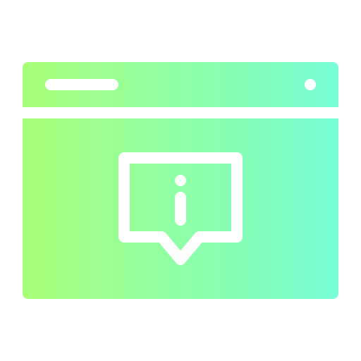 information Generic Flat Gradient icon