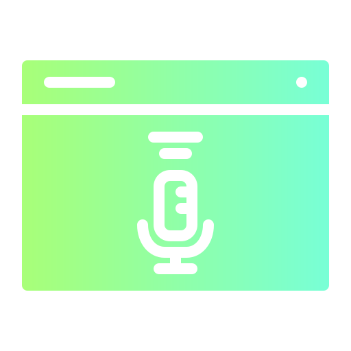 podcast Generic Flat Gradient Icône