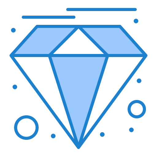 ダイヤモンド Generic Blue icon