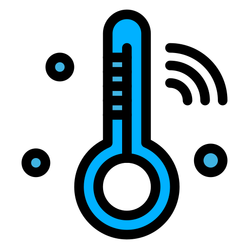 Temperature Flatart Icons Lineal Color icon